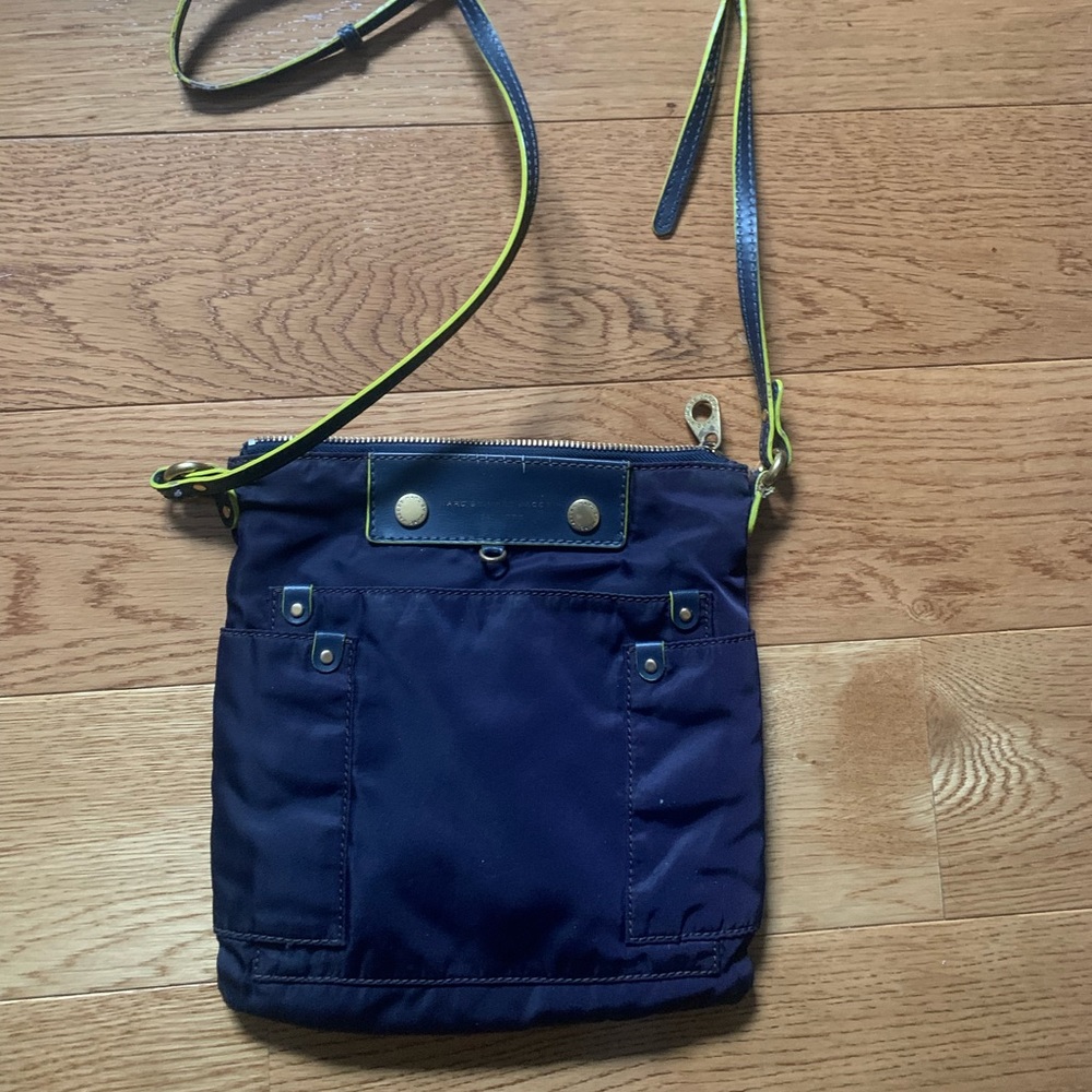 Marc by Marc Jacobs Blue Nylon Crossbody Purse